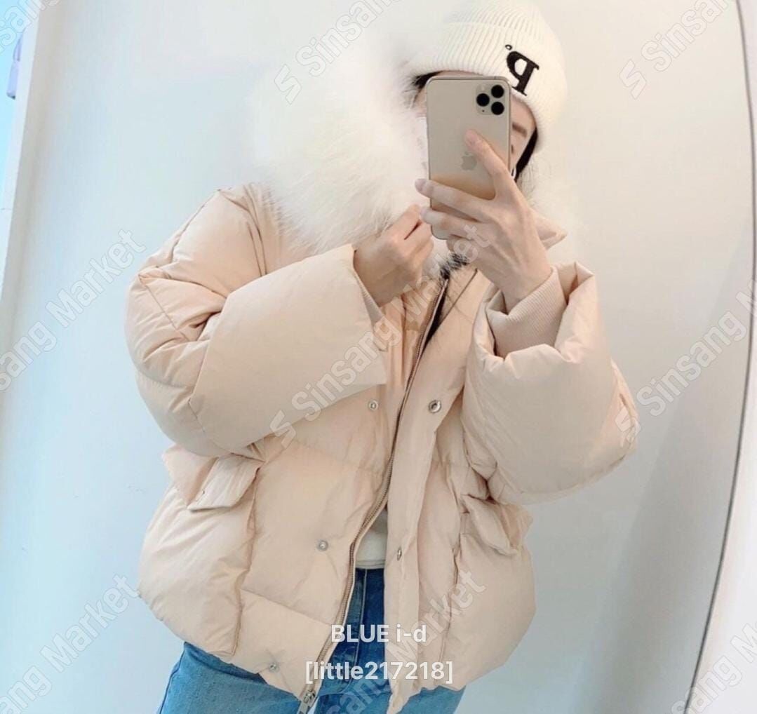 BI5444 顯瘦鴨絨連帽外套 *特價* (優惠碼同充值購物金不適用)