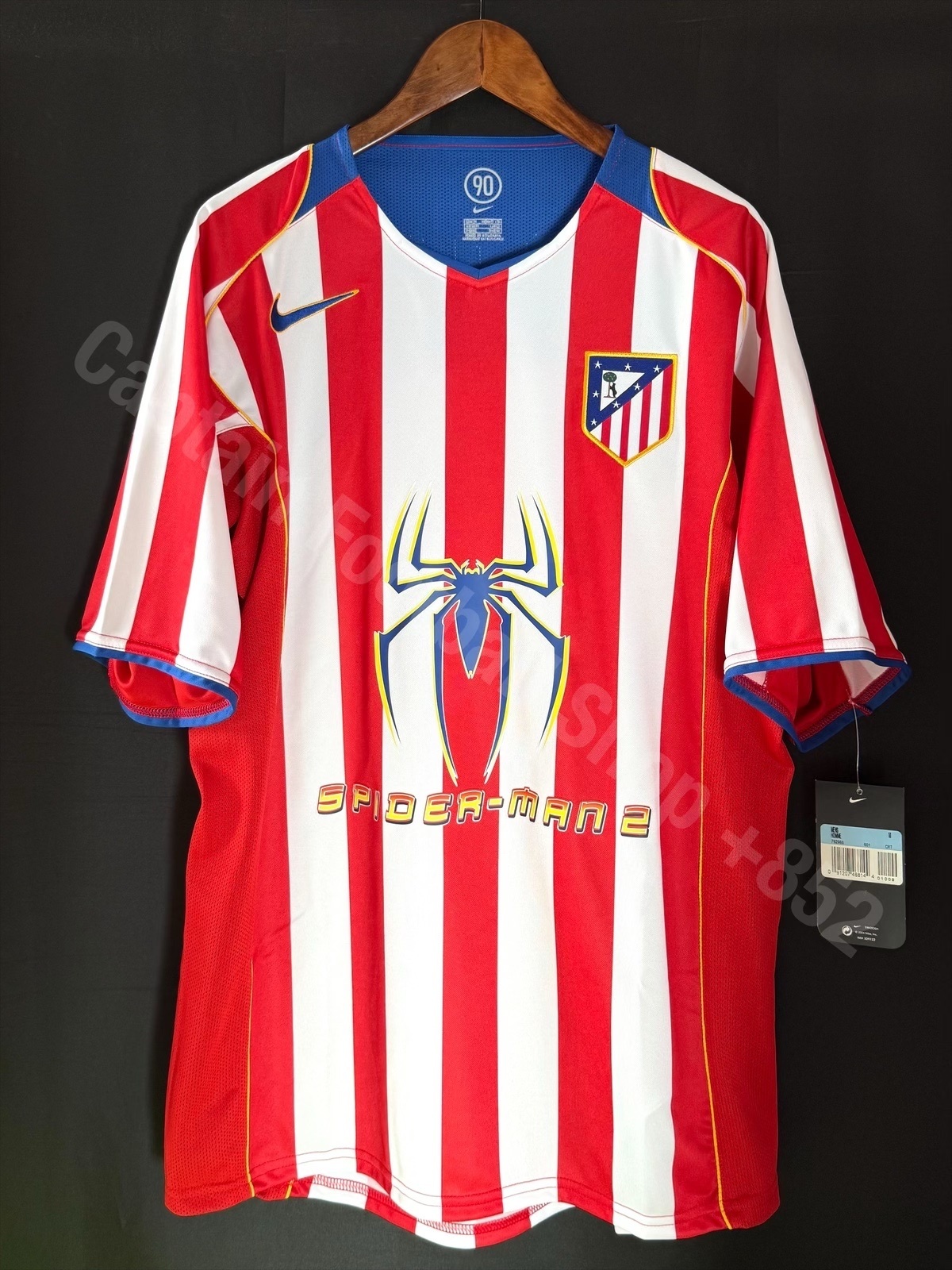 (Player Issue) Atletico Madrid 2004-2005 Nike Spiderman Home Player Issue Shirt #9 F TORRES