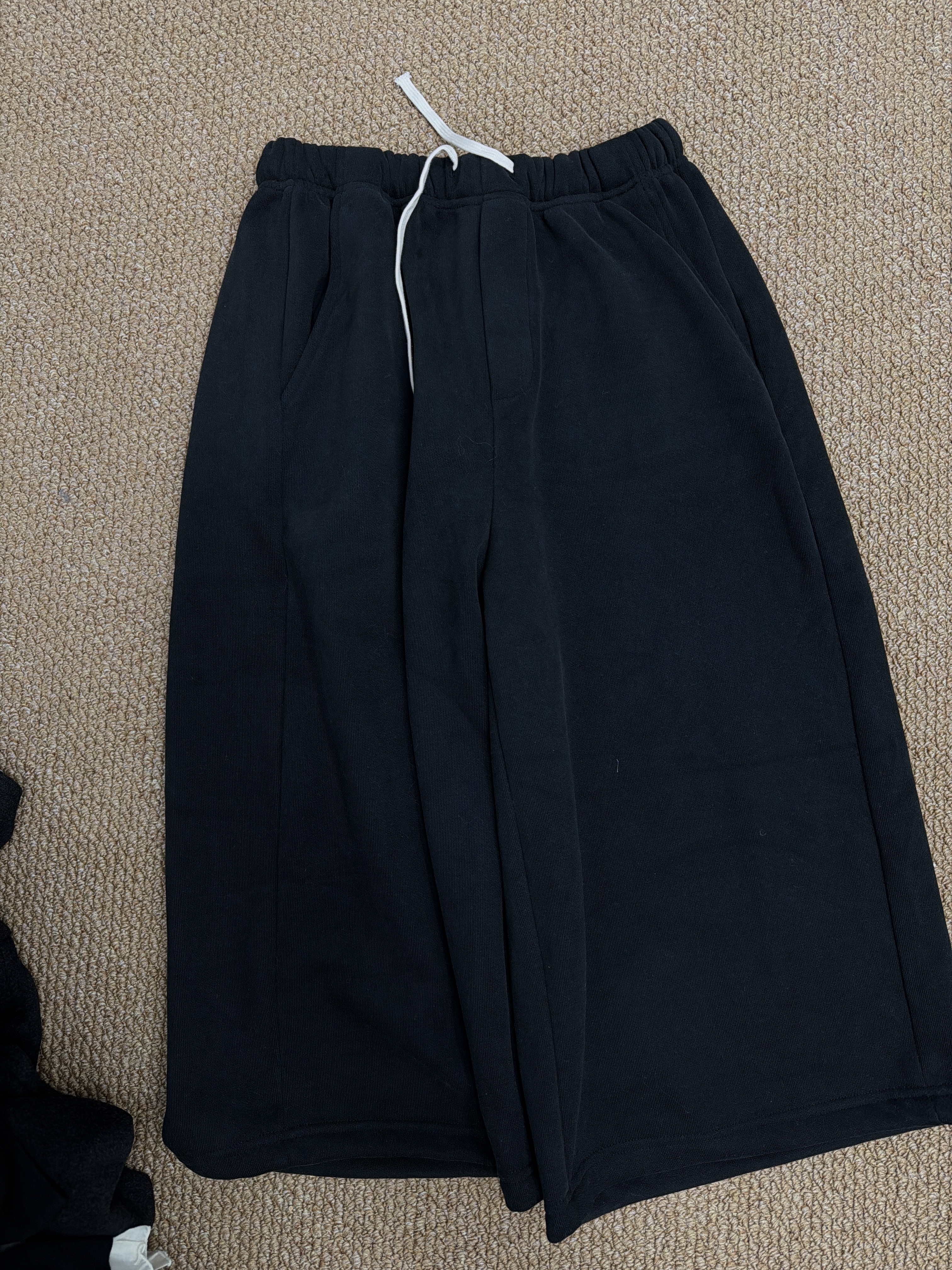 W00072內裏薄絨八分棉褲