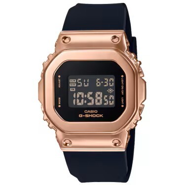 【CASIO 卡西歐】 G-SHOCK 金屬錶圈 柔順質感 原創經典設計 耐衝擊手錶 GM-S5600PG-1