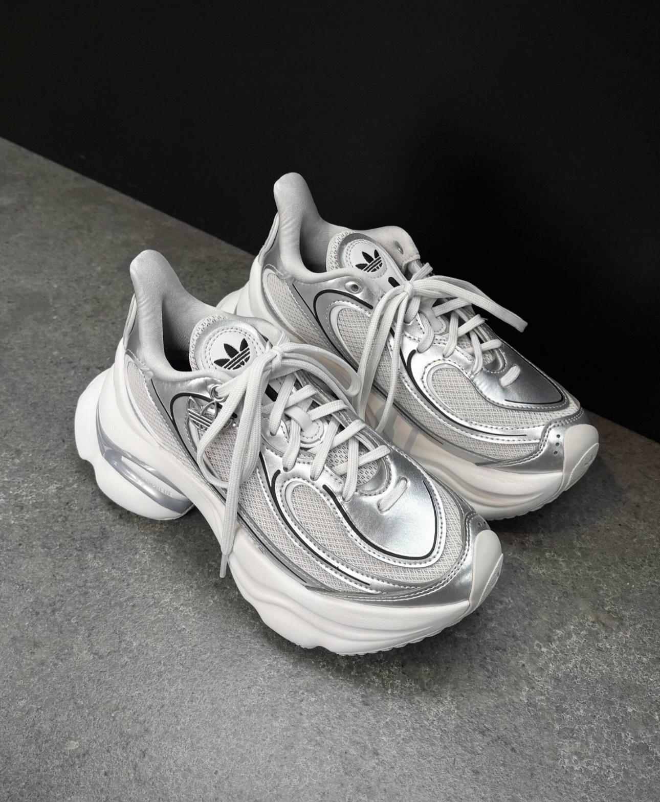 ADIDAS Originals OZVENUZ ODS SILVER WHITE 老爹鞋 太空灰銀 ki0557