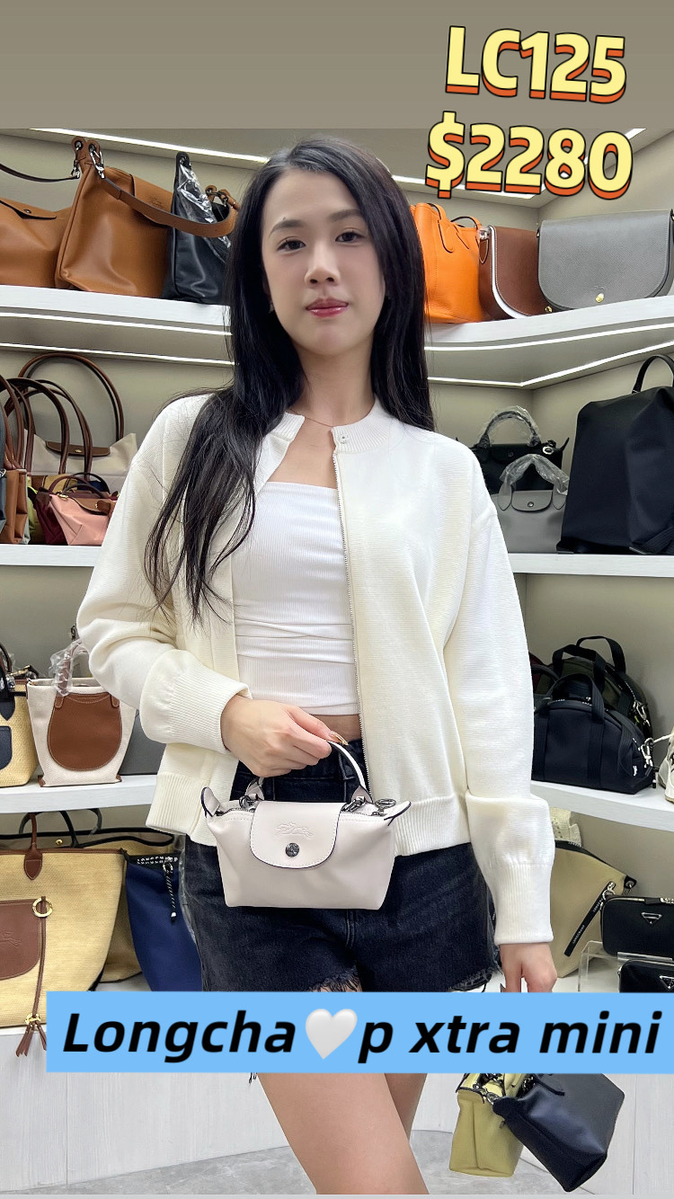 LC125   LE PLIAGE XTRA 迷你皮革手提包 34205 987 555  -T