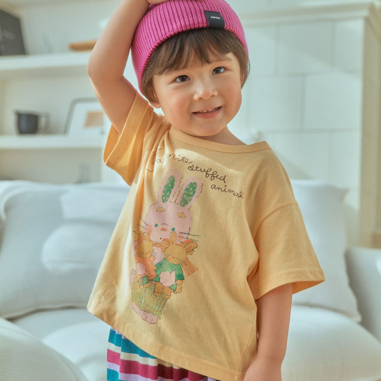 KR 1st blue SWEET BUNNY T shirt