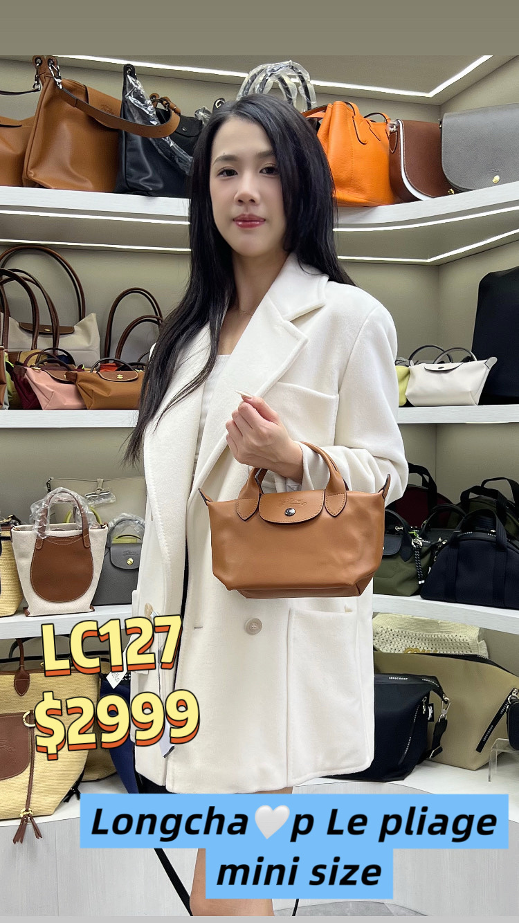 LC127   LE PLIAGE XTRA 迷你皮革手提包 L1500 987 M19 -T