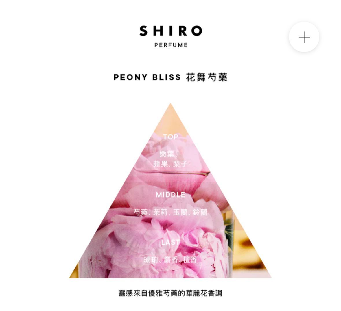 預購！日本人氣品牌Shiro 香水系列Freesia Mist & Peony Bliss 香水