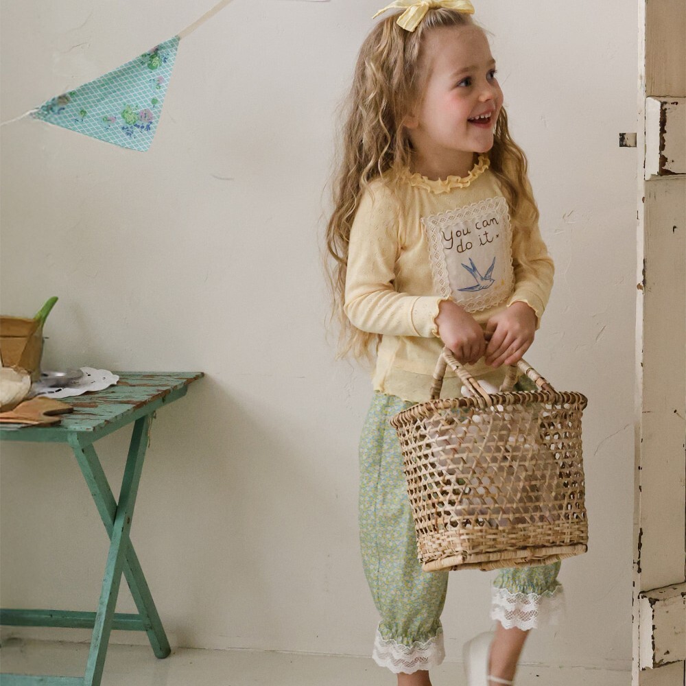 90-140 飛鳥捲邊鏤空上衣 3色