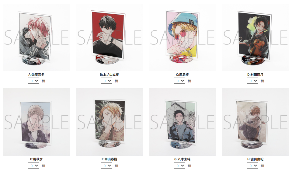 [代購][預訂] GIVEN展 exhibition- ENCORE CD風 立牌