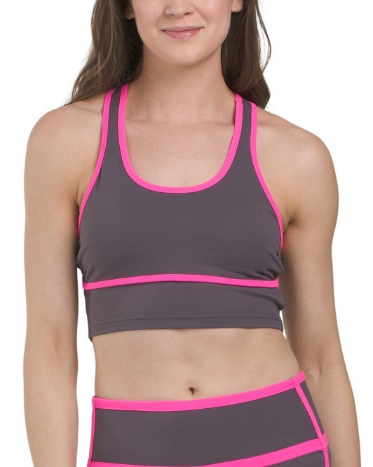 【預購】JUICY COUTURE H012152 女裝撞色滾邊運動內衣