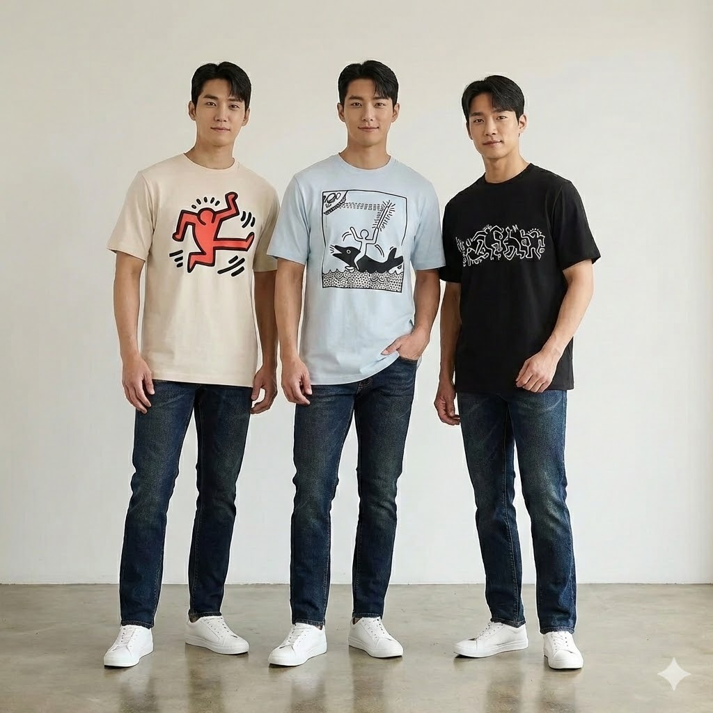 【預購】Keith Haring H012155 男裝短袖TEE