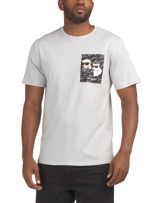 【現貨】KARL LAGERFELD PARIS H012159 男裝短袖TEE