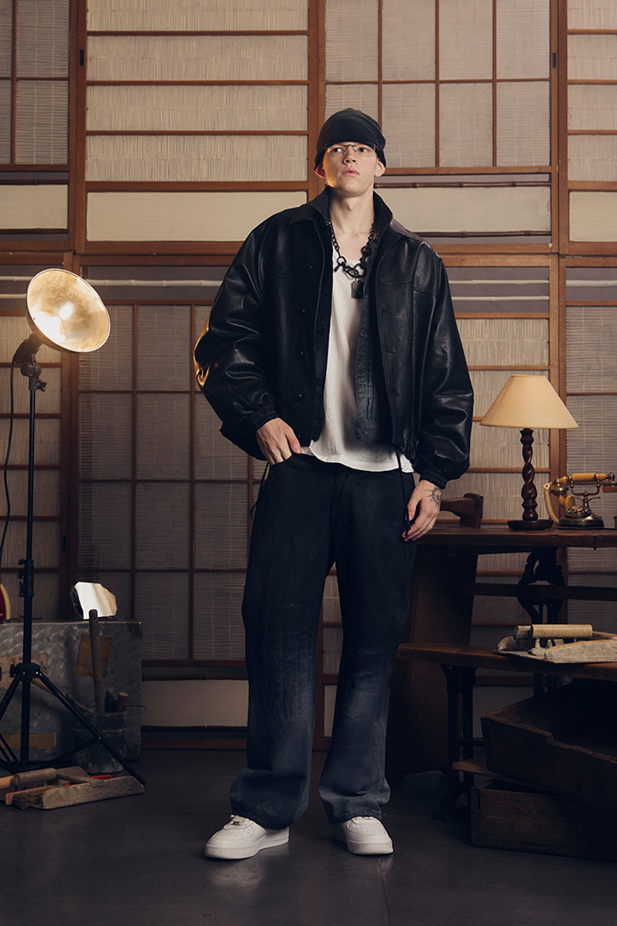 REFOMED X CCU LEATHER FORMAN JACKET