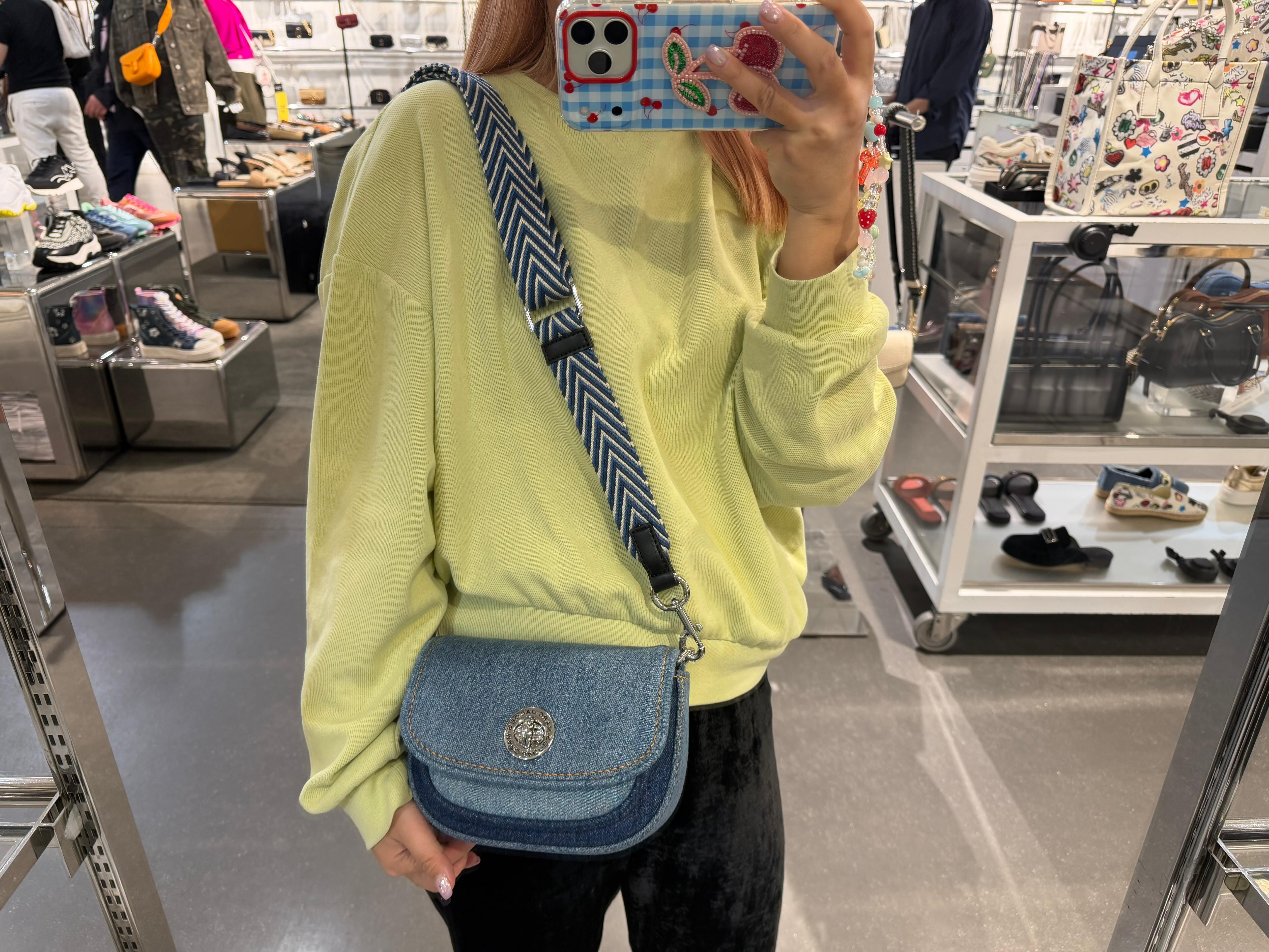 【預購】Marc Jacobs H012169 牛仔斜咩袋