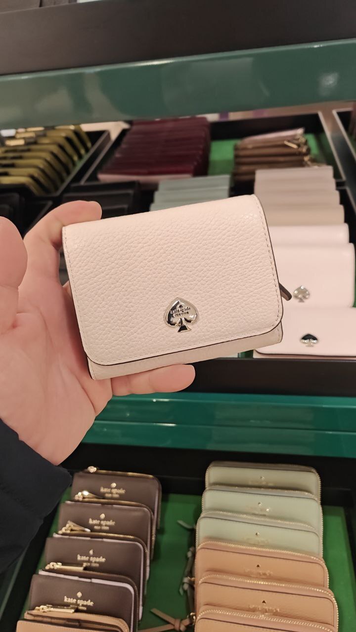 [U] KATE SPADE POWDEREDE S KK056 KK056 KAYLA PEBBLED LEATHER SMALL, 196021713422 (UK218)