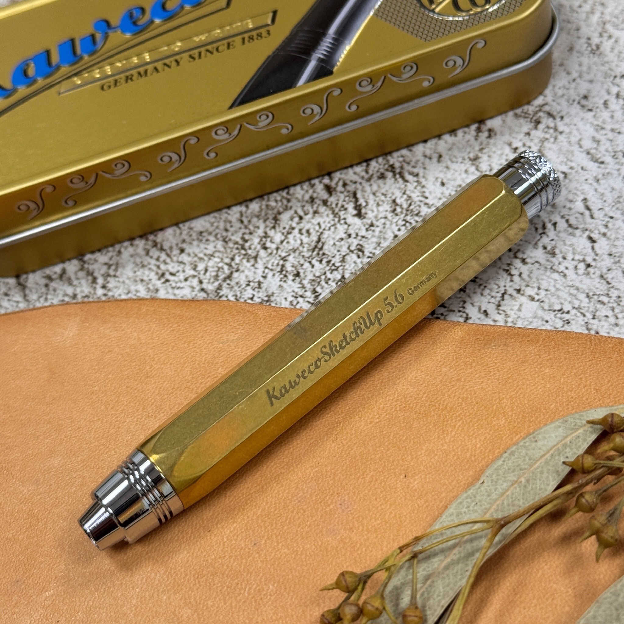 德國 KAWECO ｜ SKETCH UP Brass 黃銅草圖筆