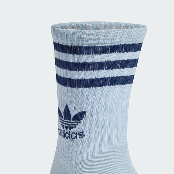 Adidas 愛迪達 Crew Sock 3str JI9474 中筒襪 運動襪 3雙入 藍 白