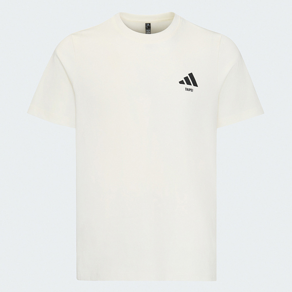 Adidas 愛迪達 Taipei Gfx Tee KV5975男 T恤 運動上衣 休閒短袖 城市生活系列 白 亞版
