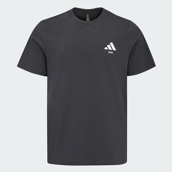Adidas 愛迪達 Taipei Gfx Tee KV5976男 T恤 運動上衣 休閒短袖 城市生活系列 黑 亞版