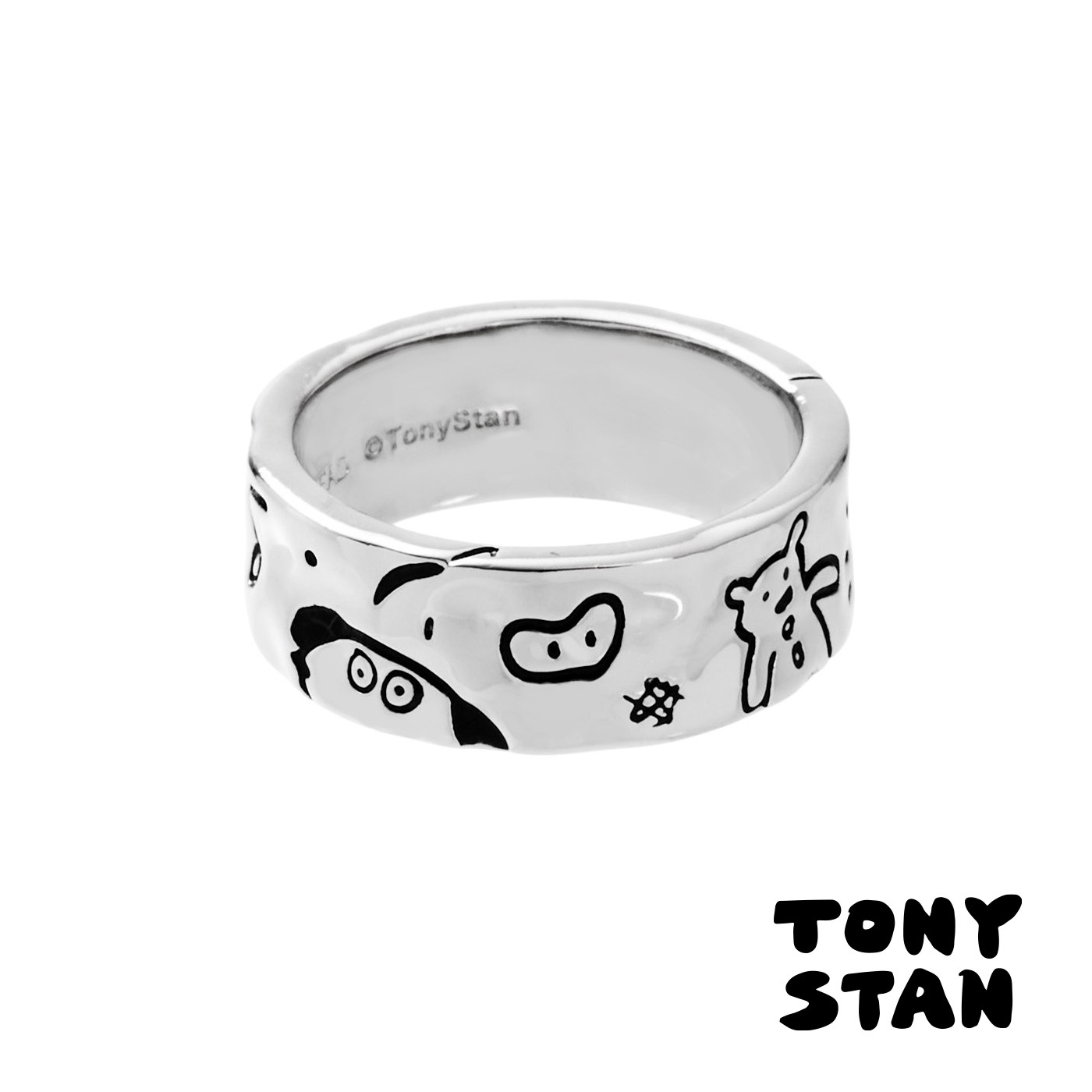 平價飾品,屎蛋唐尼聯名,塗鴉,戒指