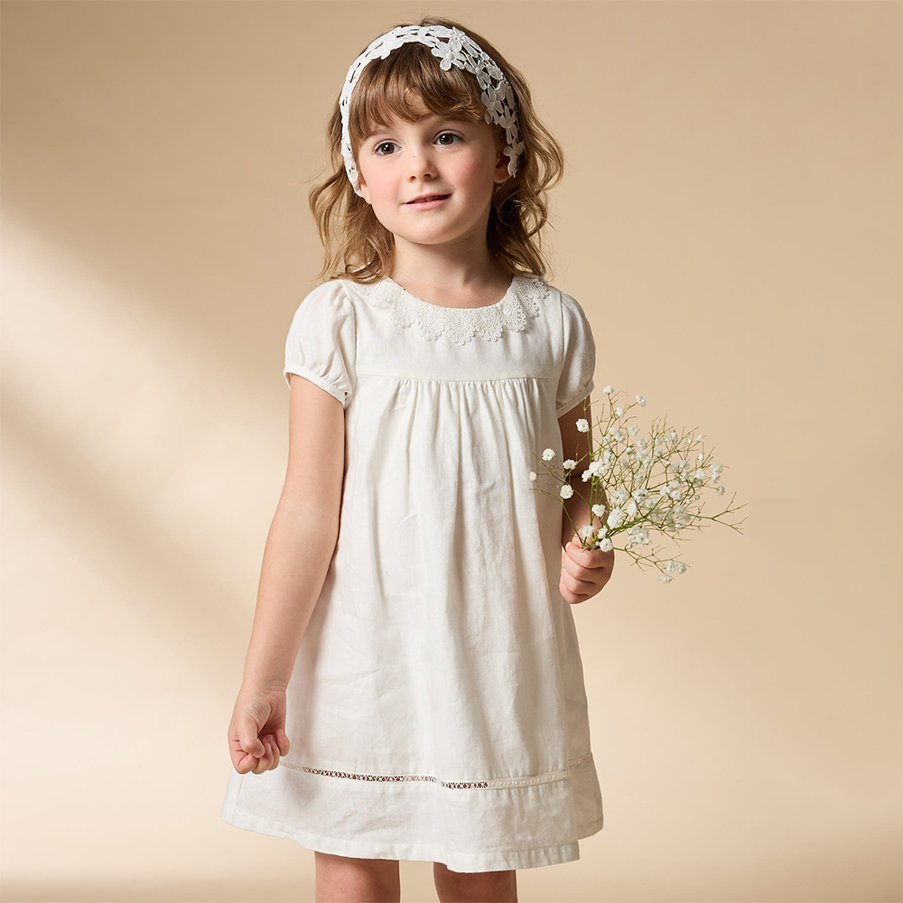 PIPPY 優雅蕾絲小公主風洋裝 白