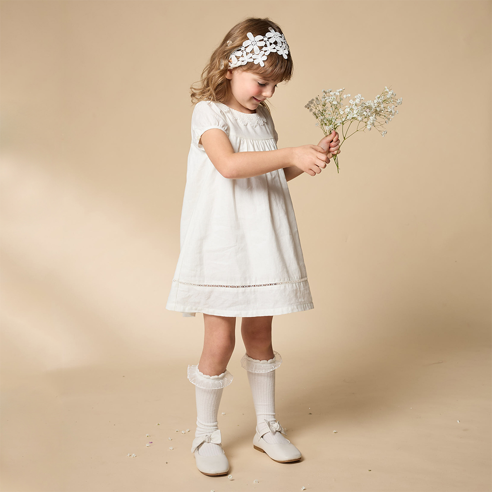 PIPPY 優雅蕾絲小公主風洋裝 白