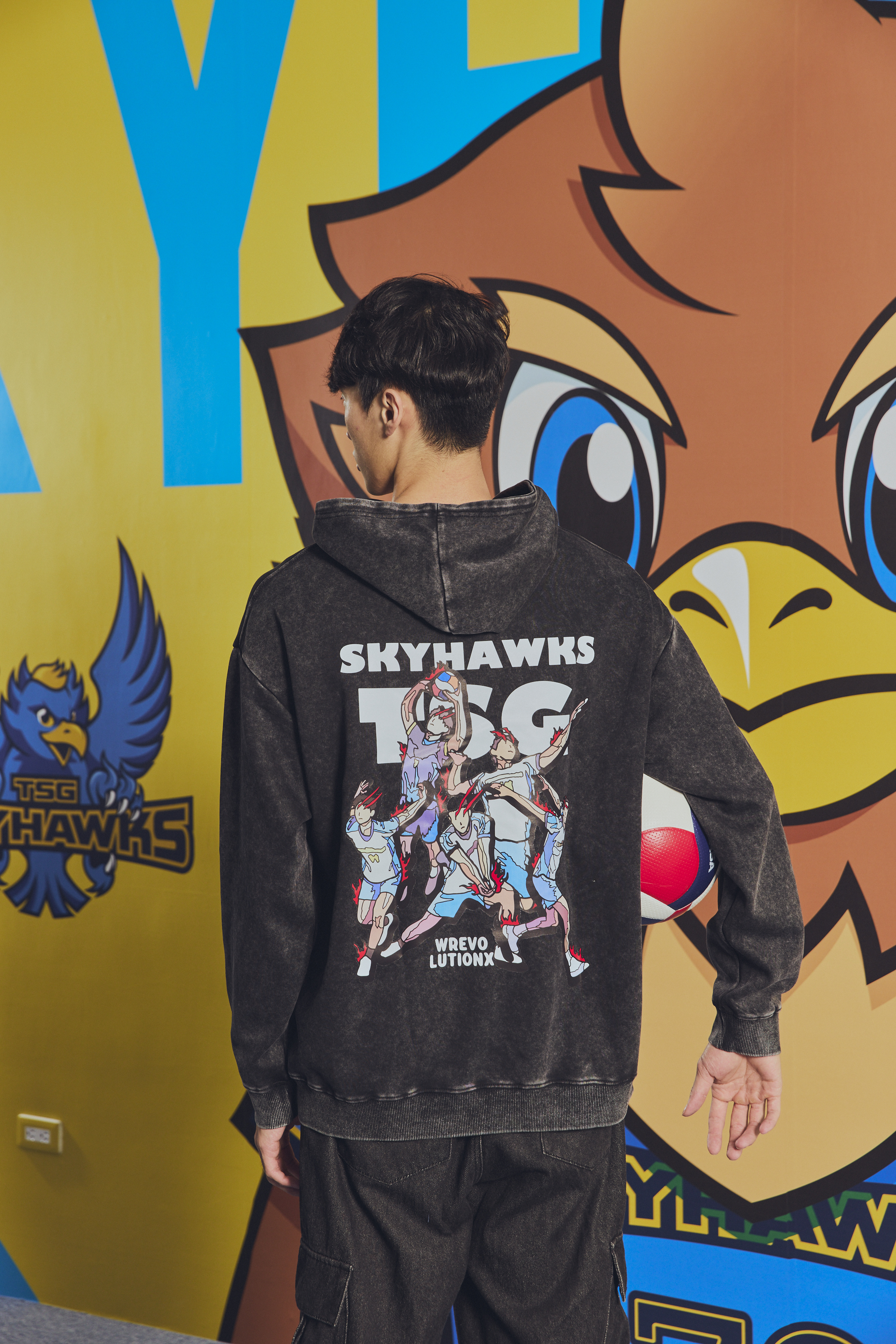 WOOLEEX聯名｜天鷹集結水洗帽T