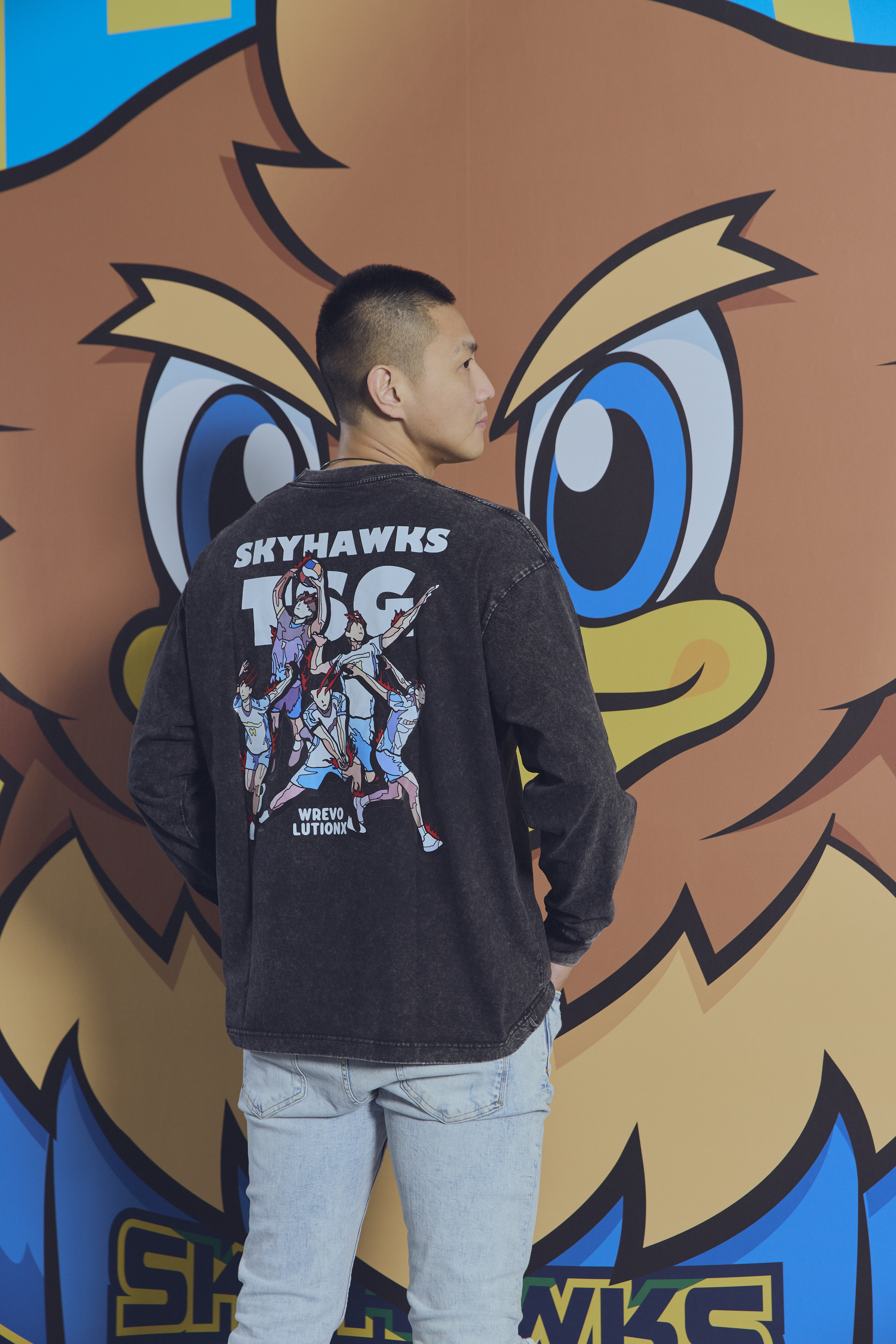 WOOLEEX聯名｜天鷹集結水洗長袖T