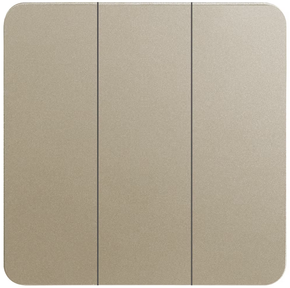 Hager Dream 三位雙控 開關掣 (白色/典雅金/騎士黑/星際灰)