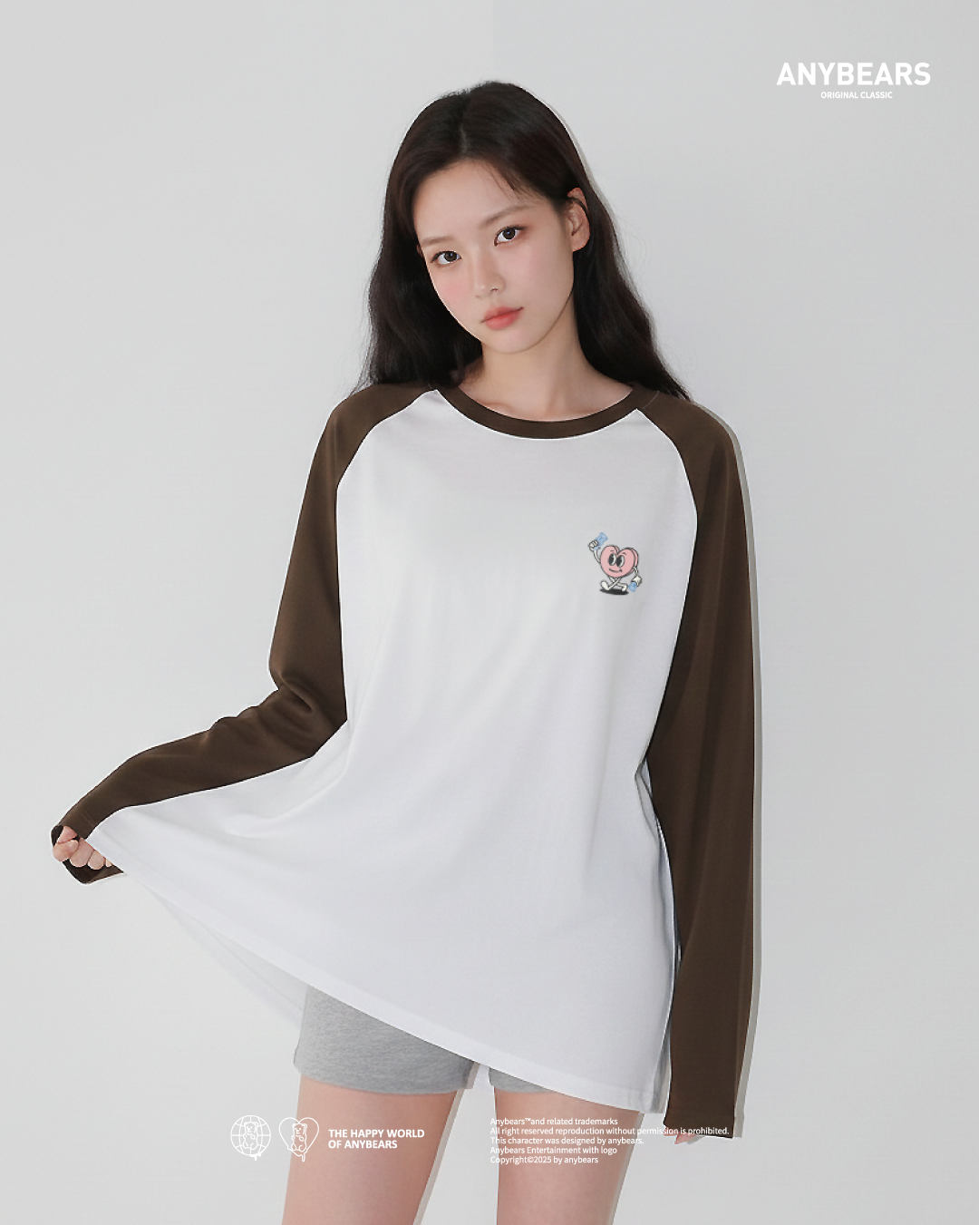 AB-CLS®愛心人拼接長T-S02 Love Human Long-sleeved Shirt