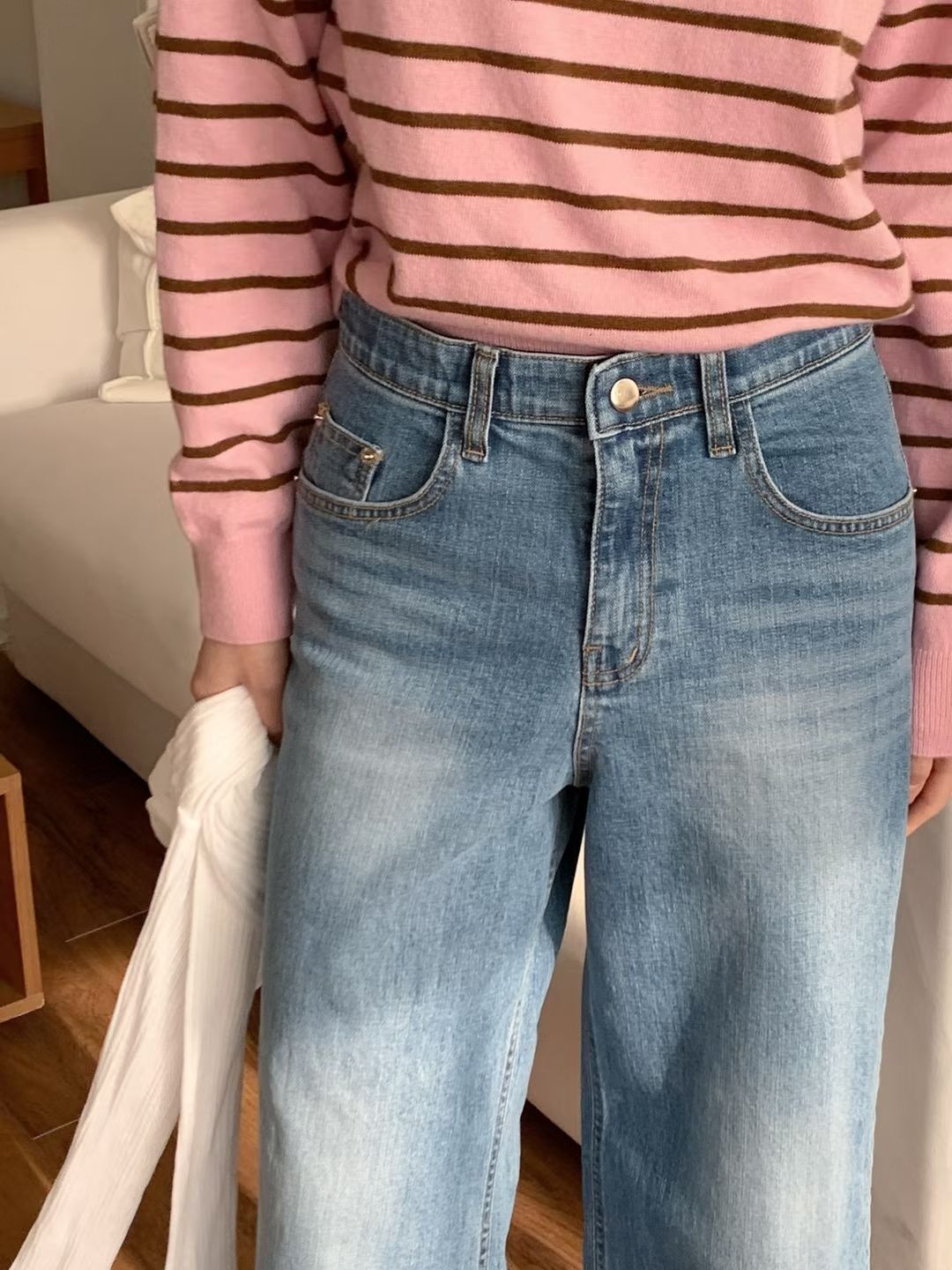 高質遮肥4季料直腳牛(34101)