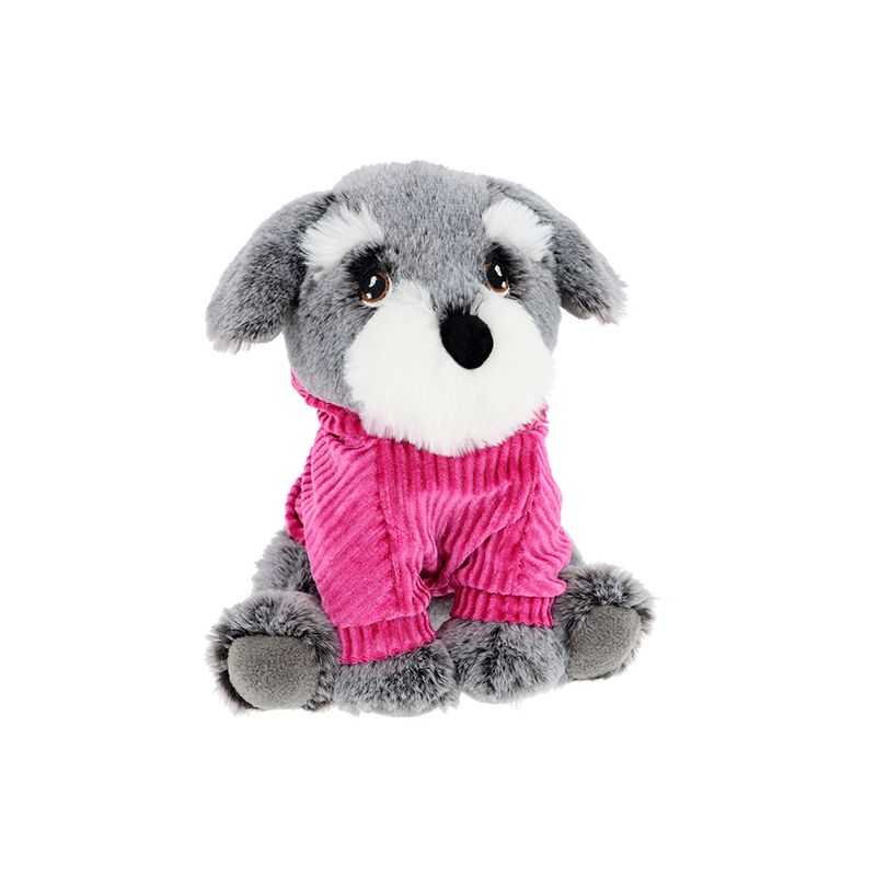 Keel Toys Keeleco Puppy in Hoodie Schnauzer 帽T可愛小雪納瑞