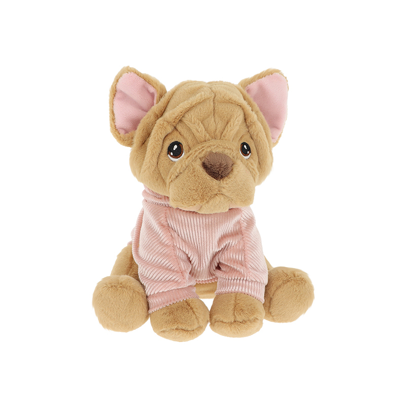 Keel Toys Keeleco Puppy in Hoodie French Bulldog 帽T可愛小法鬥