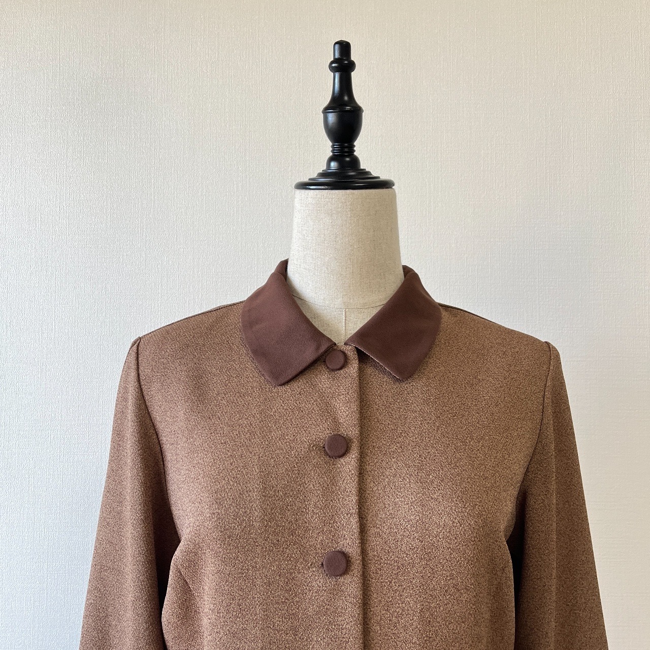 日本製啡色古著上衣