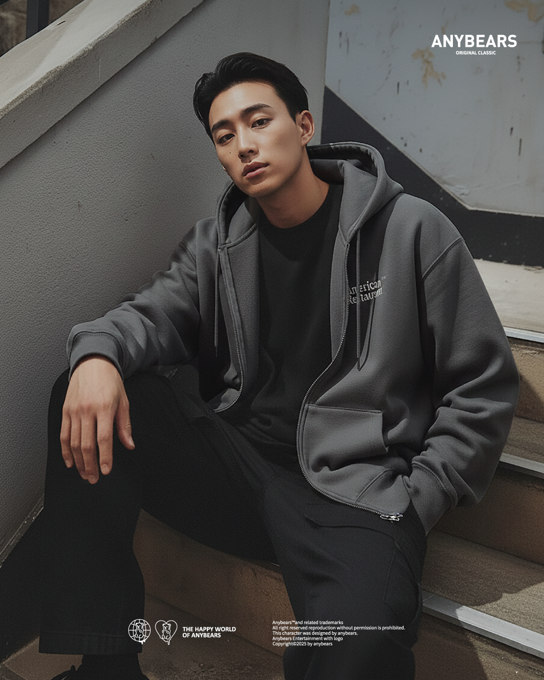 AB-ZIP® 美式餐廳重磅刷毛外套-Z01 American Restaurant Hooded Jacket