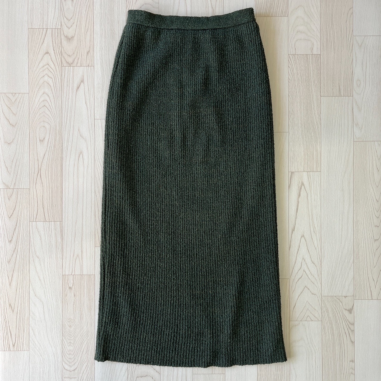 Leilian墨綠色針織半裙