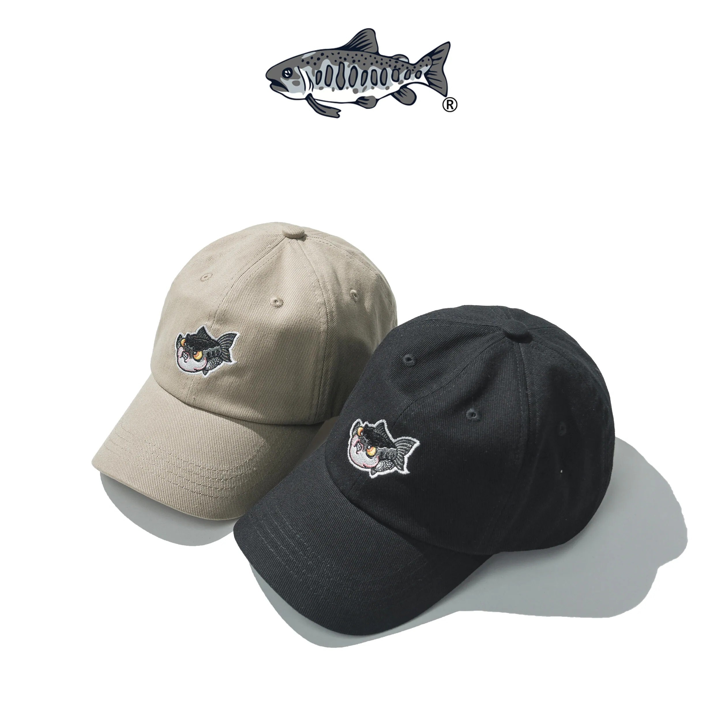 AGILITY Embroidery 6 Panel Cap 鮭豚刺繡 棒球帽 [A-CA3]