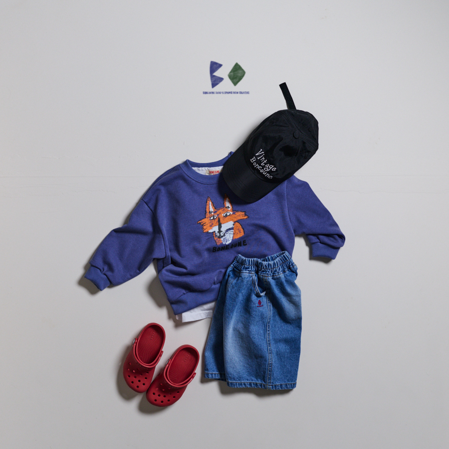 畫家筆下動物衛衣-Blue