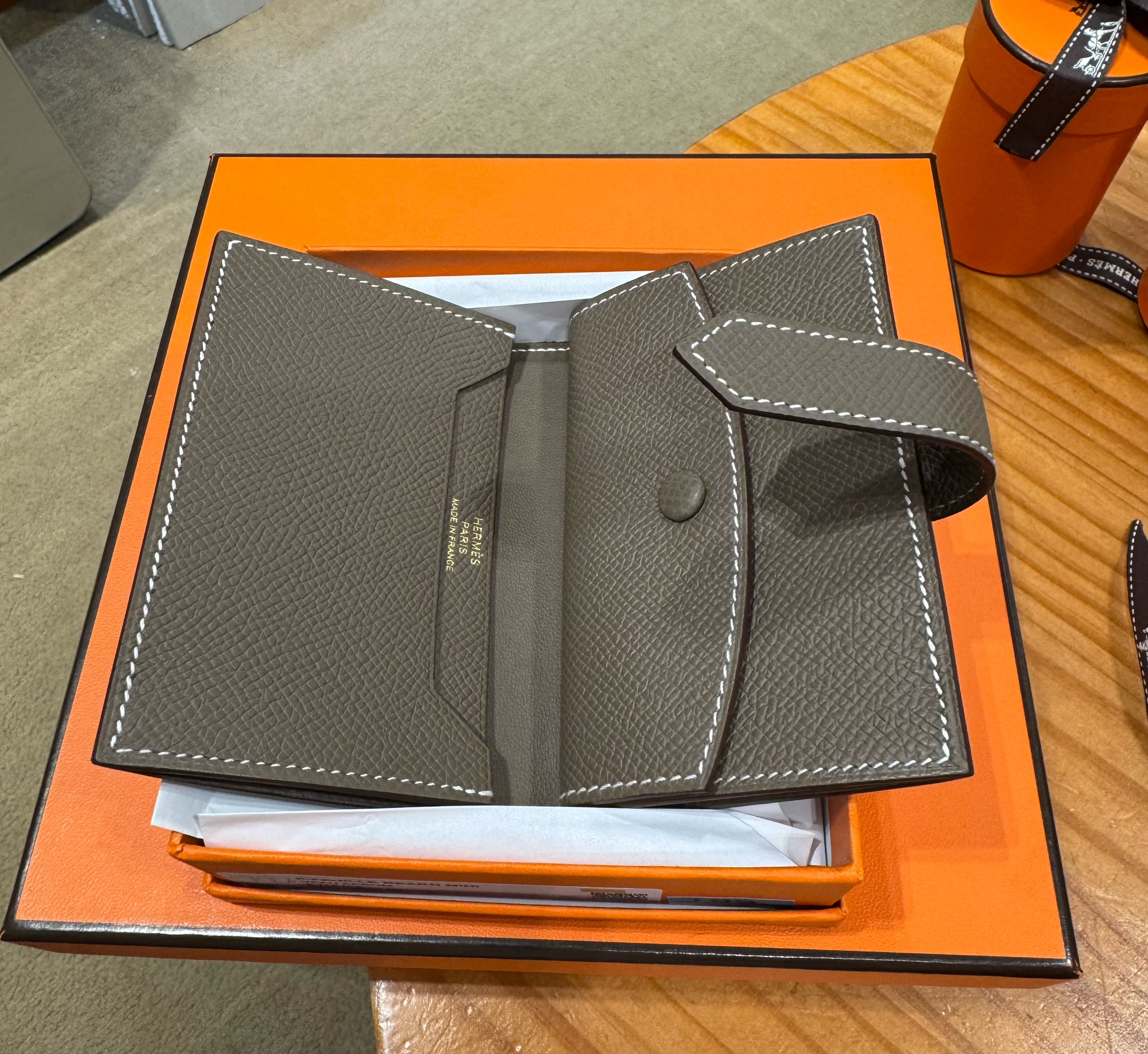 Bearn mini wallet Etoupe cc Epsom