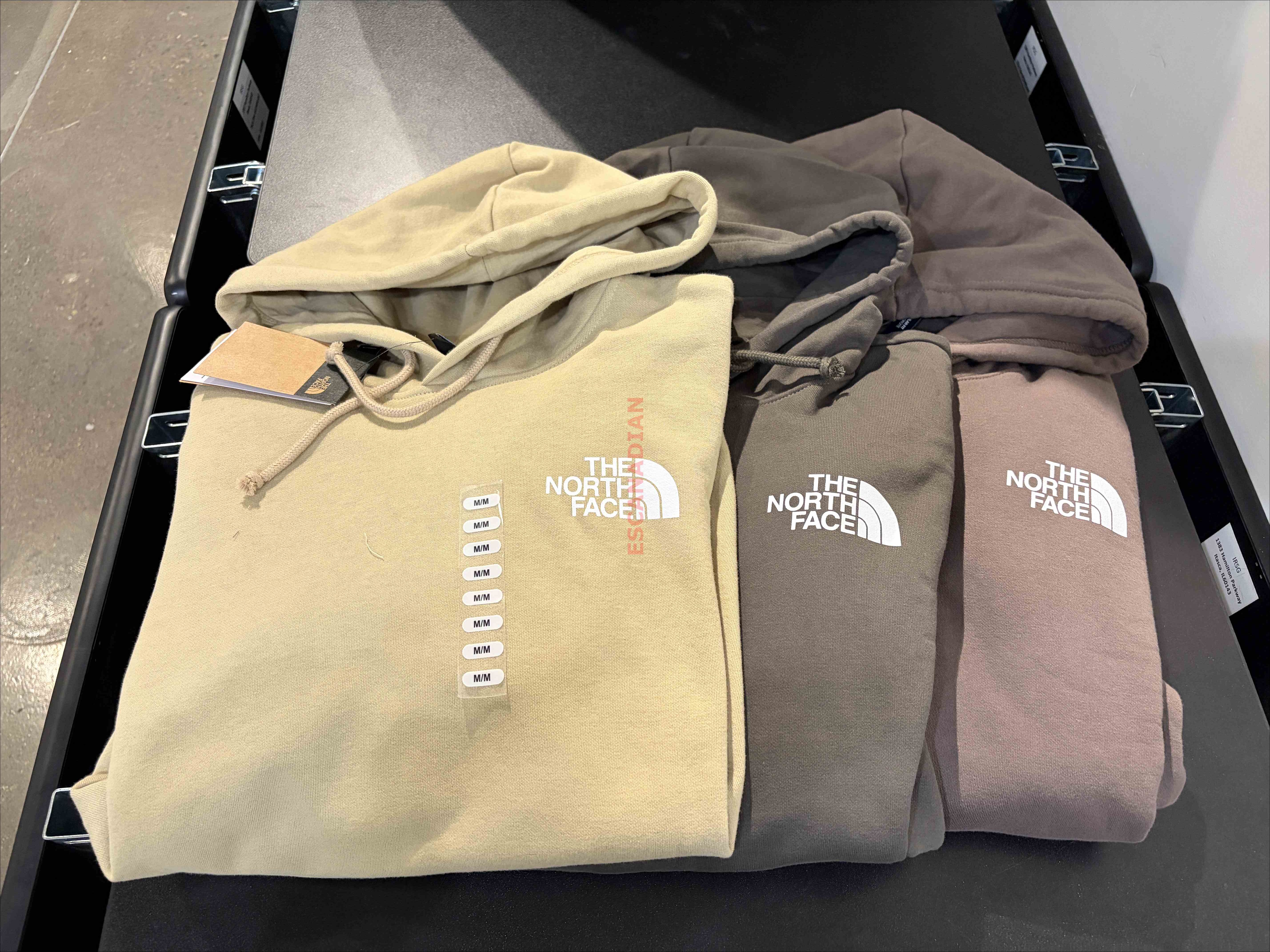 THE NORTH FACE 男大人 經典正反LOGO 刷毛 帽TEE (前小後大) (3色)