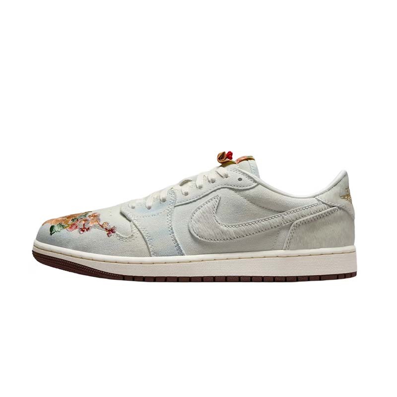 Air Jordan 1 Low OG CNY 馬年限定 灰白花卉 男鞋 IQ1108-011 [台灣現貨]