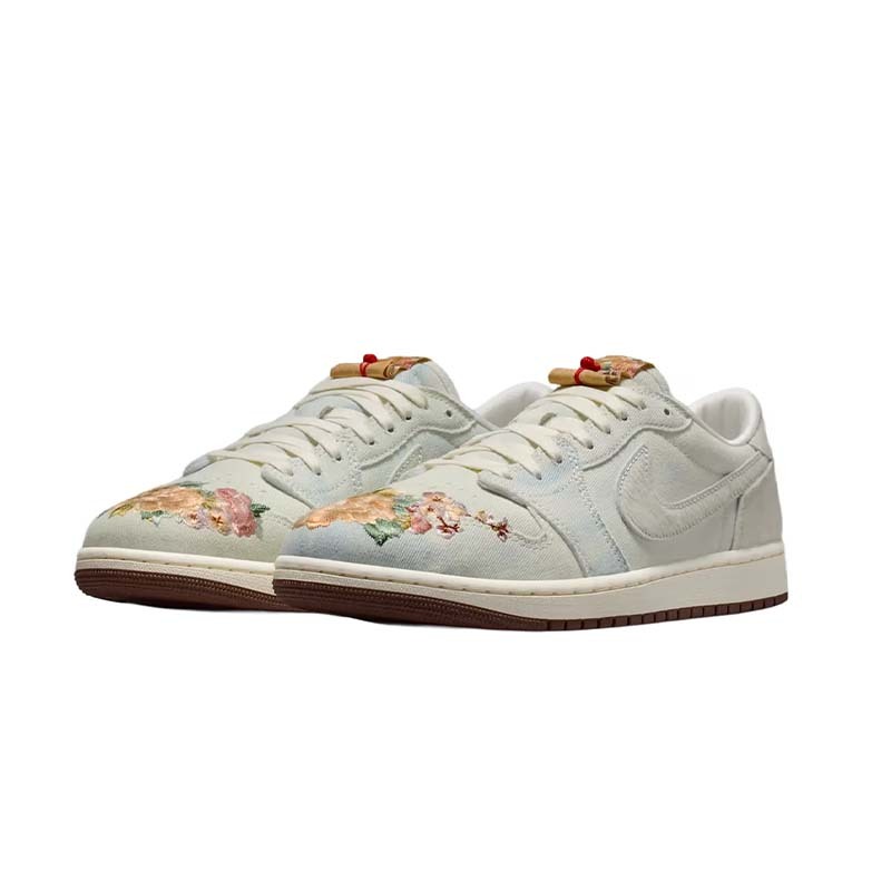 Air Jordan 1 Low OG CNY 馬年限定 灰白花卉 男鞋 IQ1108-011 [台灣現貨]