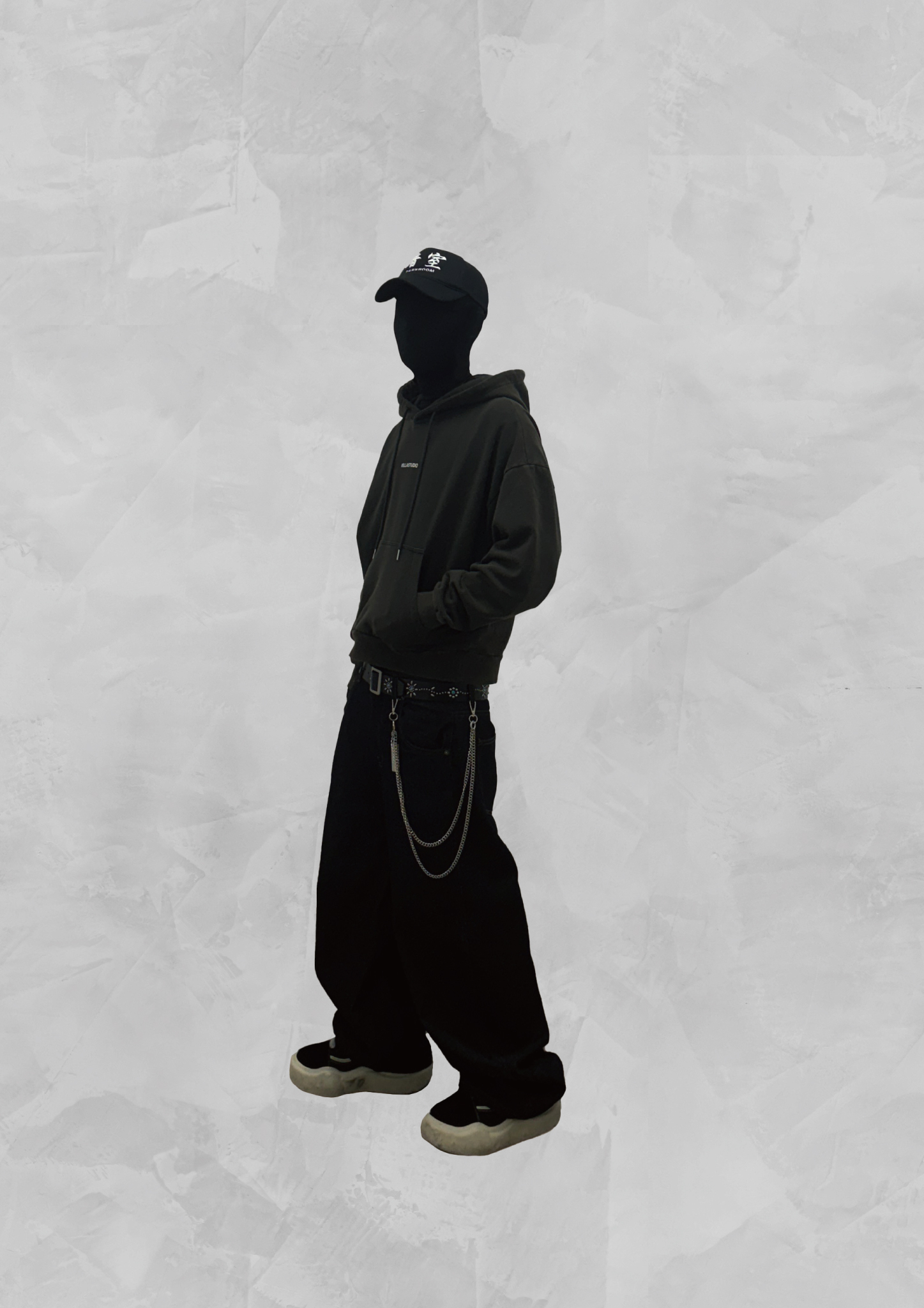 Fashion Killia Daily Wash Cropped Hoodide 炭灰 連帽 TEE