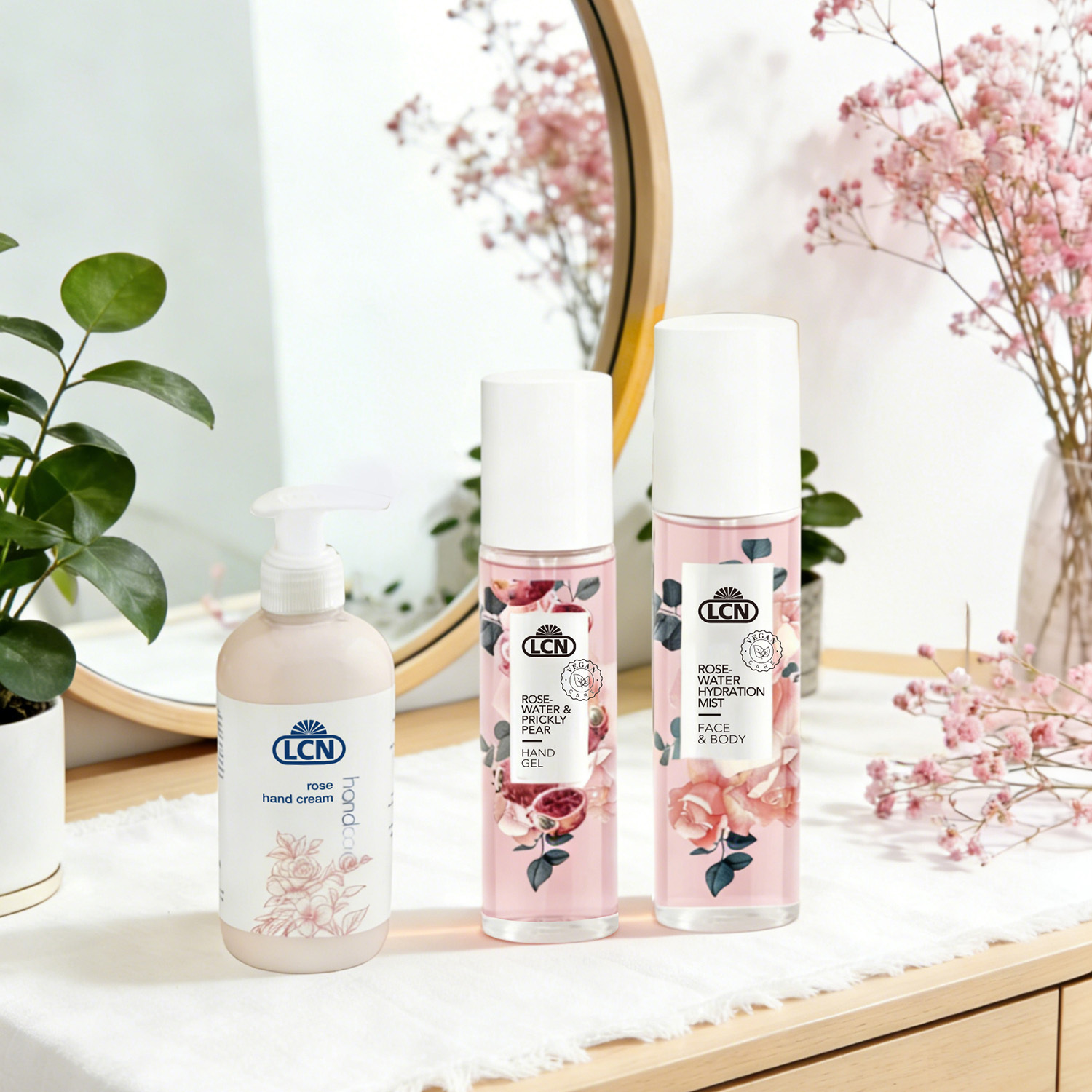 LCN Whitening & claiming rose set