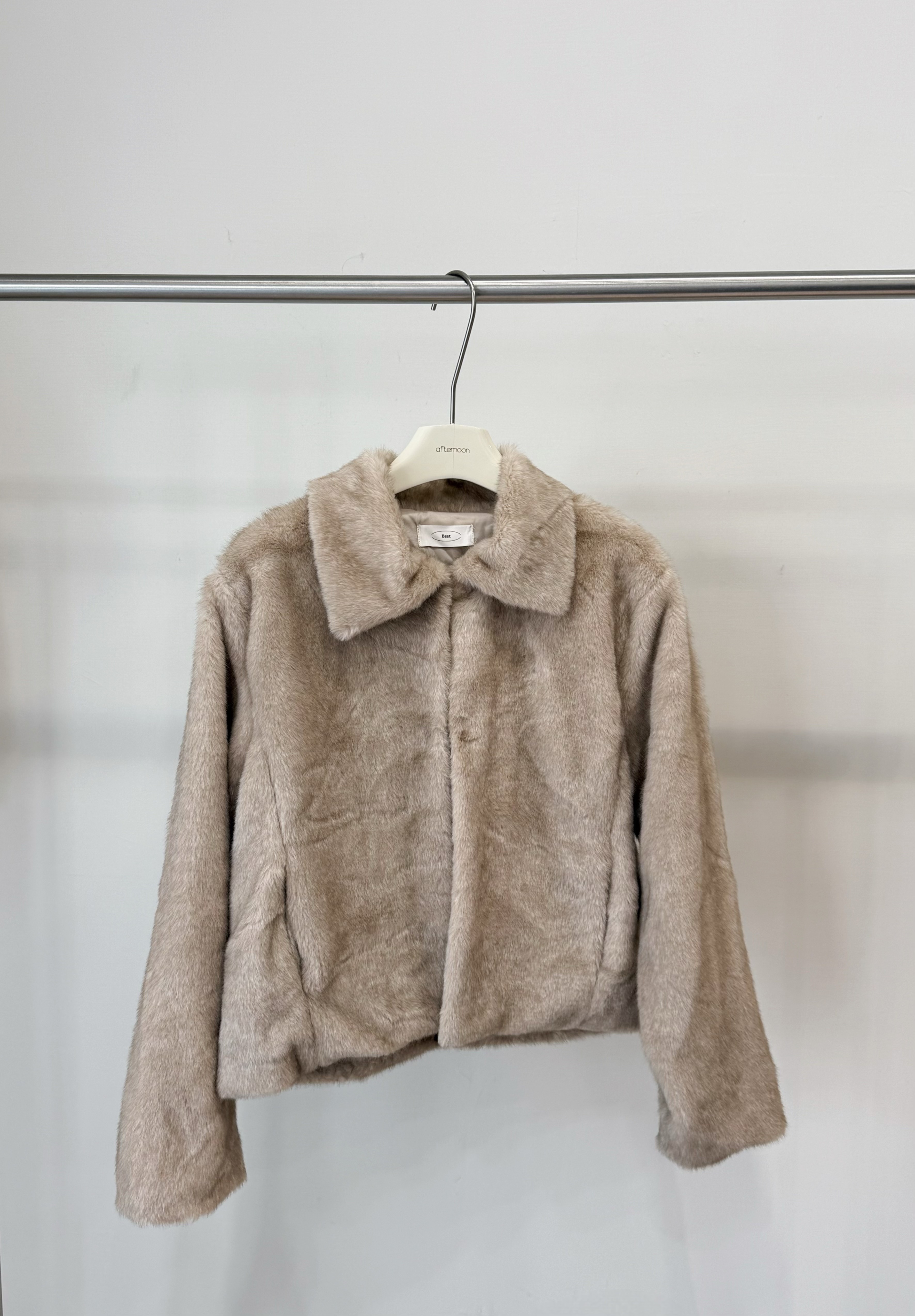 3121 露思類似款水貂毛外套