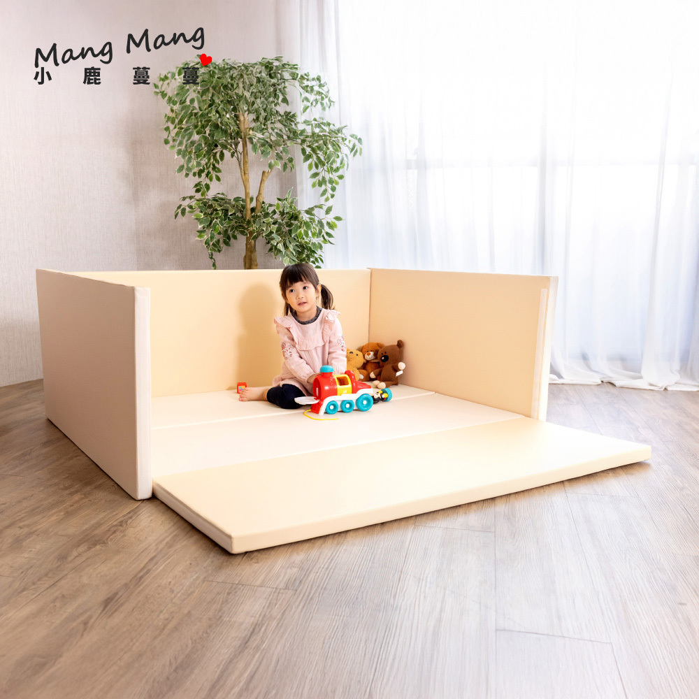 兒童組合式抗菌遊戲地墊 PLUS (拿鐵城堡)
