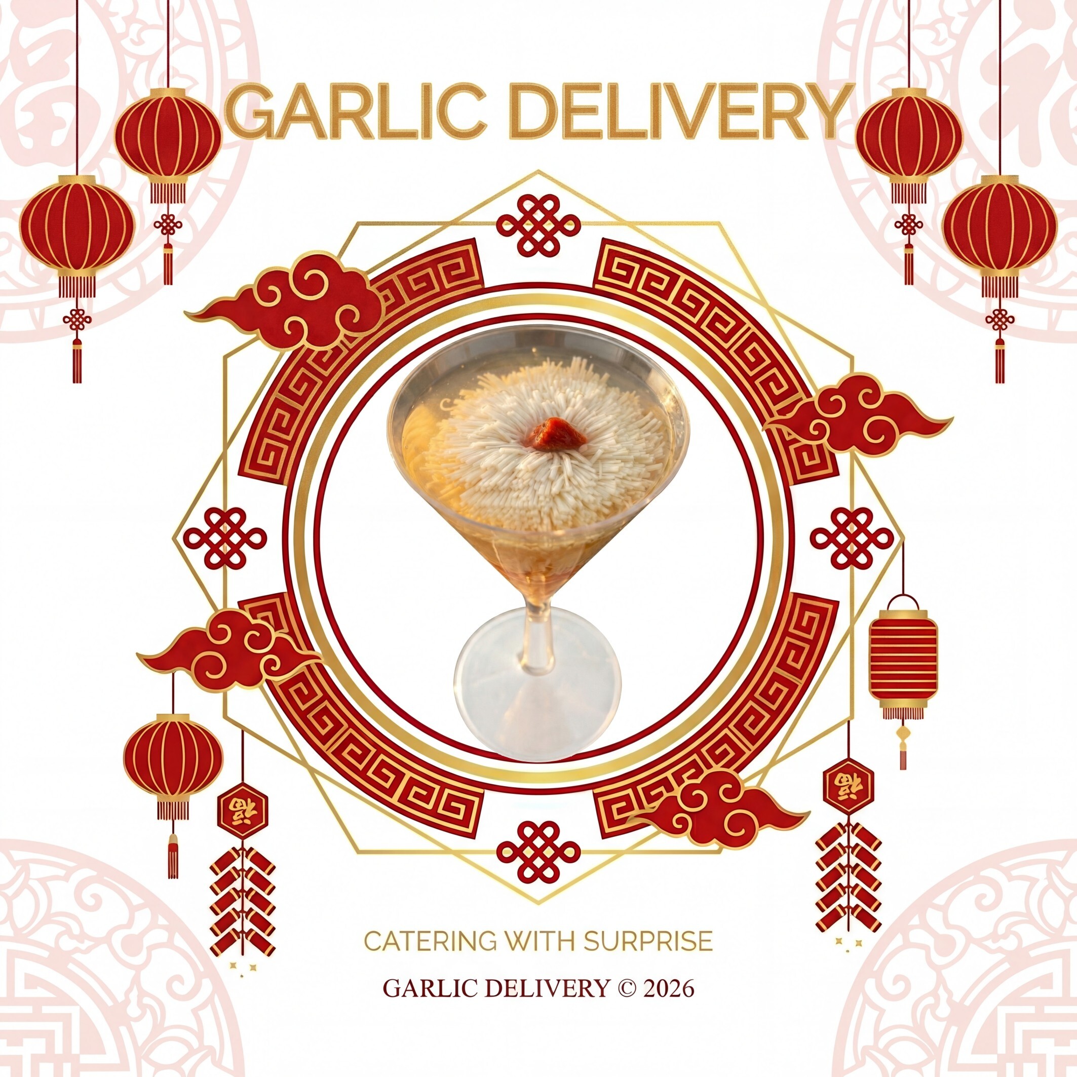 花開富貴玉玲瓏 (手工菊花豆府海鮮蕃茄清湯凍) $388 (12/杯)