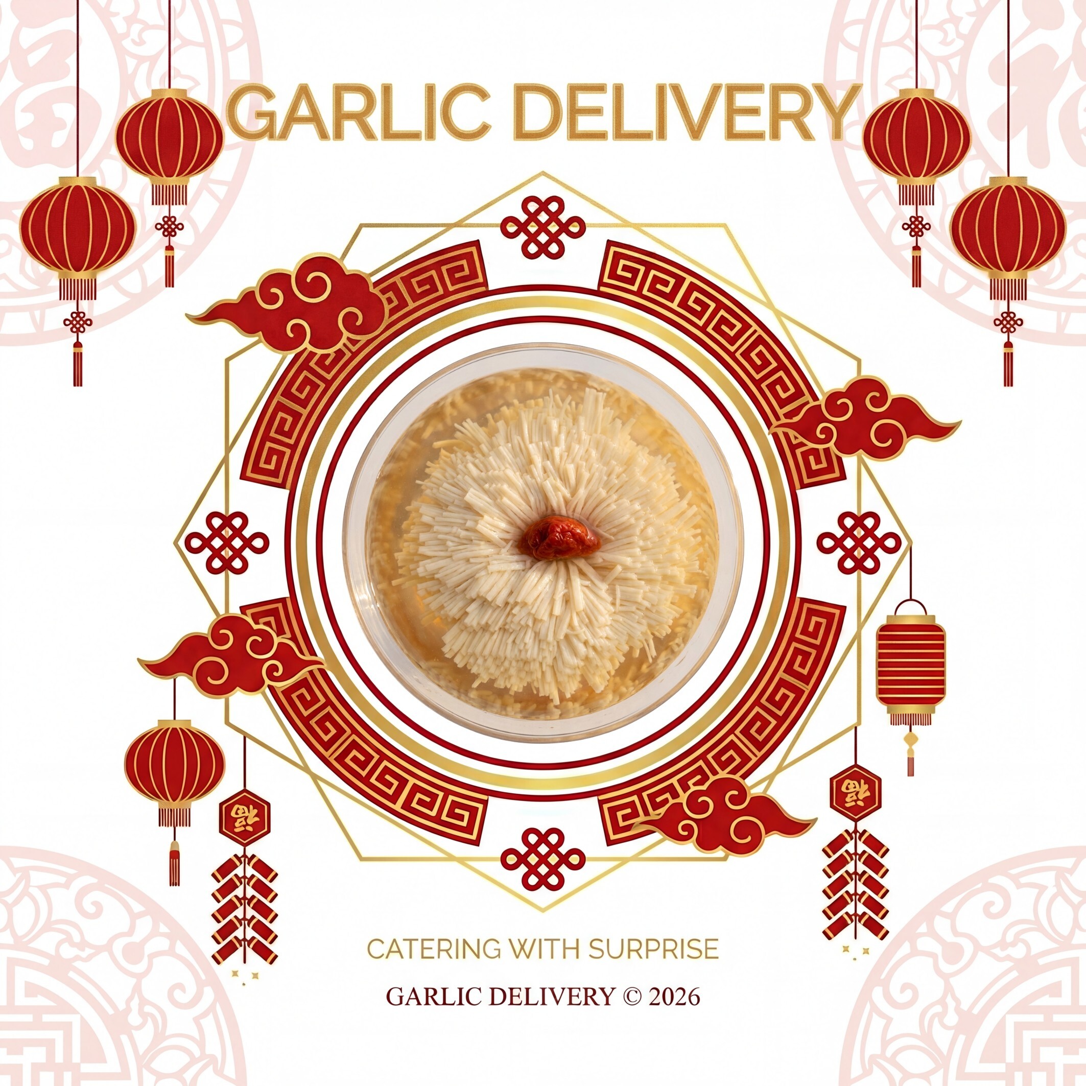 花開富貴玉玲瓏 (手工菊花豆府海鮮蕃茄清湯凍) $388 (12/杯)