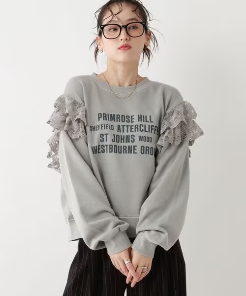 260122 Pageblue蕾絲手袖衛衣