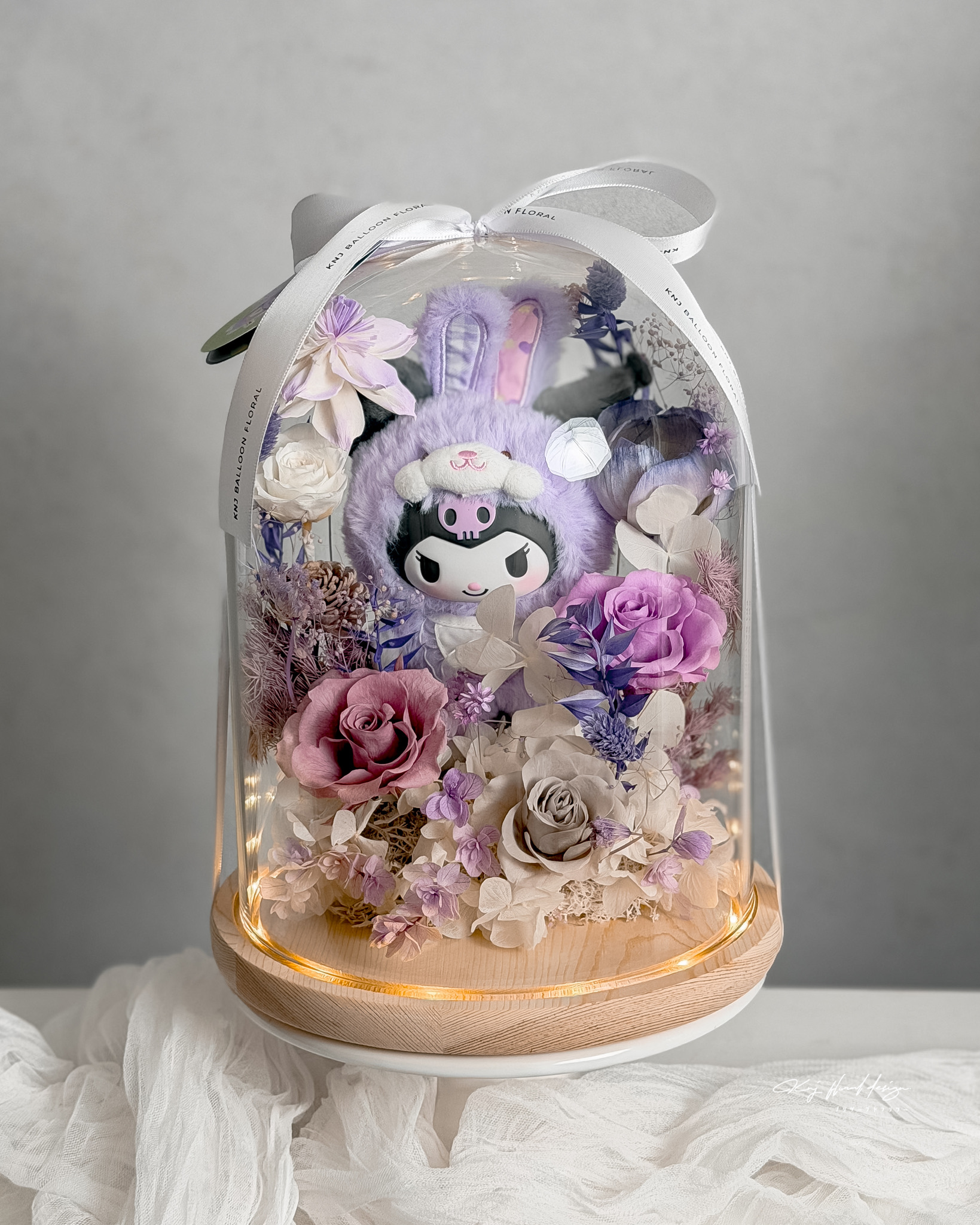 經典酷洛米玻璃花盅/L號