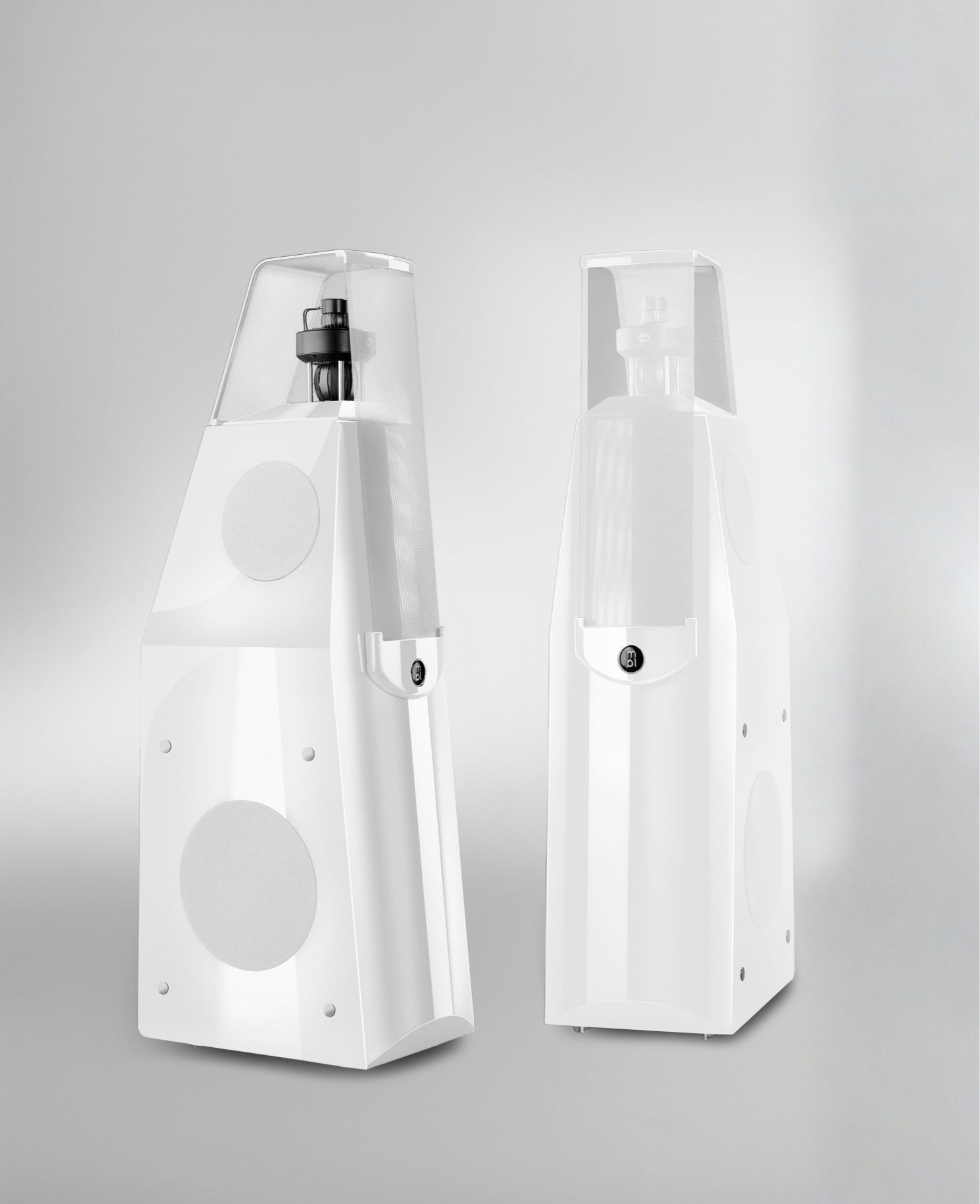 MBL 116 F White Front and Back View