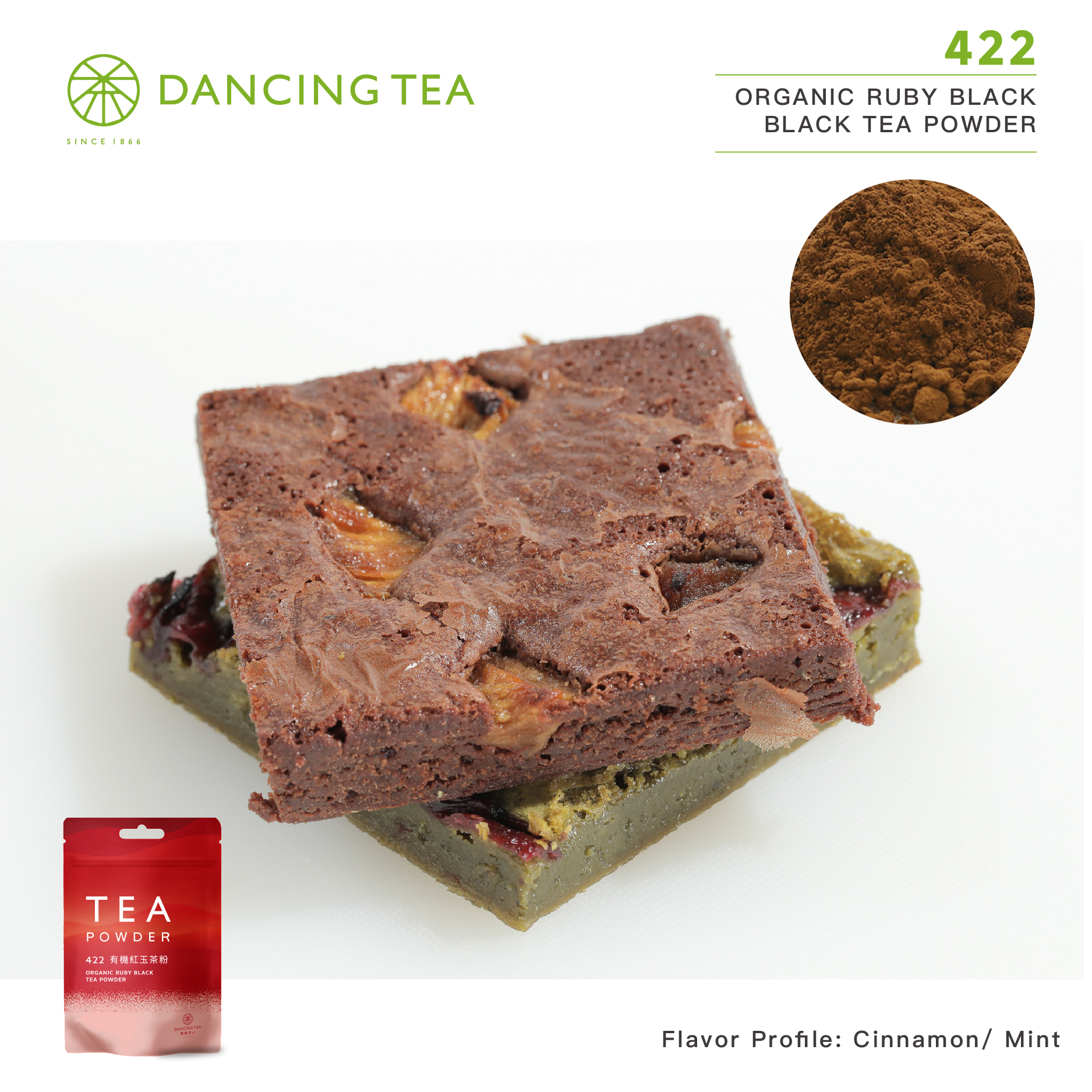 ORGANIC RUBY BLACK TEA POWDER